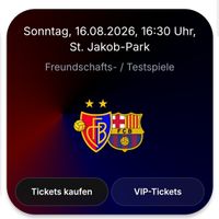FC Basel - FC Barcelona | 1 Ticket in der 1 Reihe