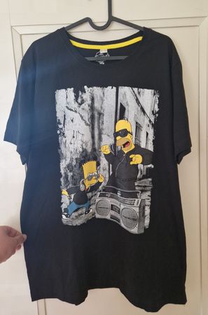 Simpsons T-Shirt XL, schwarz, neuwertig, für Sammler!
