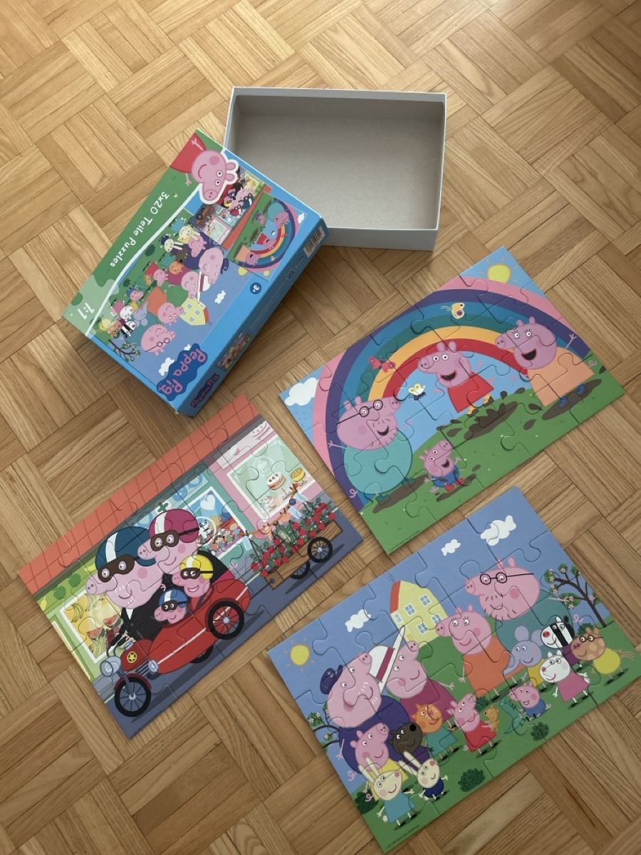 Puzzles: Peppa Pig 3x20 Teile Puzzles – D'occasion à Urdorf par 2msa2