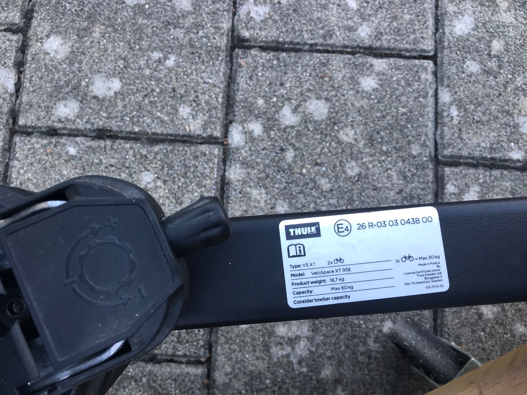 Travi: Thule Velospace XT 938 – Usato da Nesselnbach venduto da Goodprice3 1