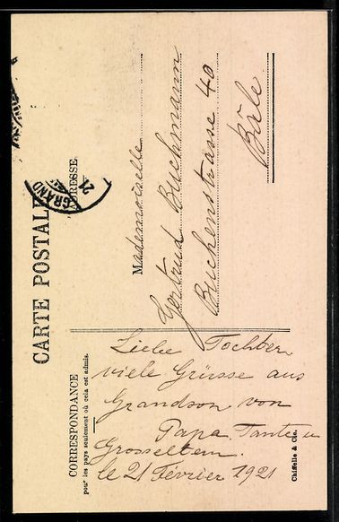 Cartoline postali: AK Grandson, Le Temple – Usato da Berlin venduto da bartko-reher 1