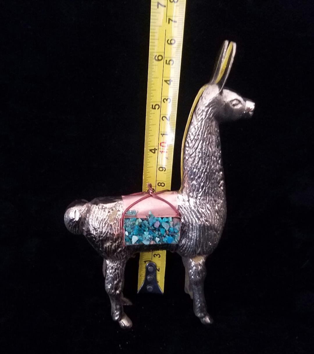 Statuette: PERU: wunderschöne große Bronze Lama Figur, NEU!! – Nuovo (secondo la descrizione) da Lima- Peru venduto da Alpaka-Haus 5