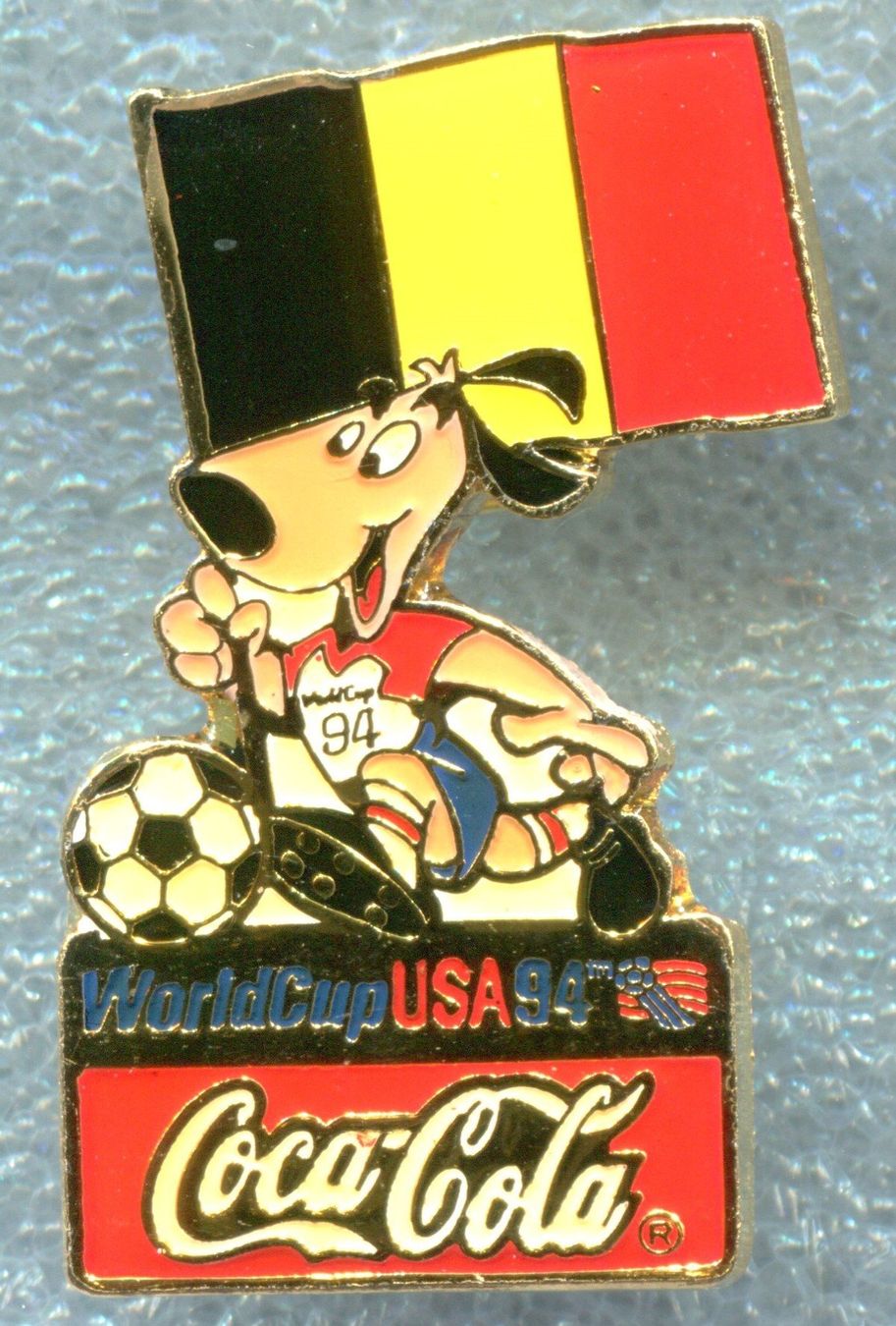 Coca-Cola Placchette & Badge: Coca Cola  WM'94  Belgien – Usato da Winterthur venduto da Sammleroase