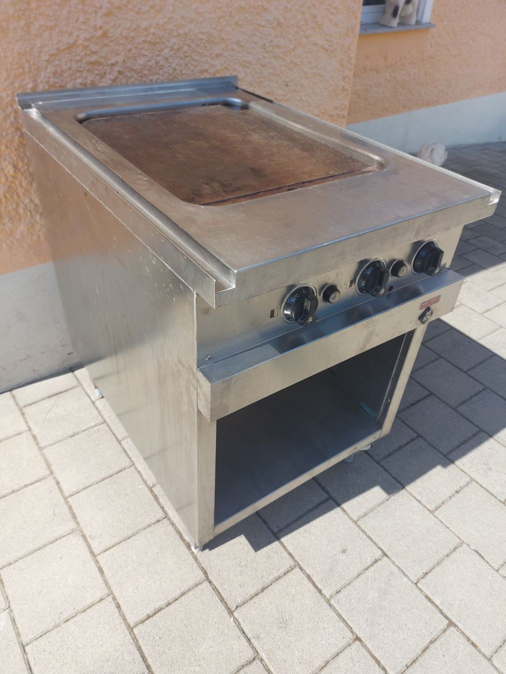 Griglie: Griddleplatte; Grillplatte; Bratplatte Gastro 400Volt – Usato da Rheinau venduto da profitronic.shop 6