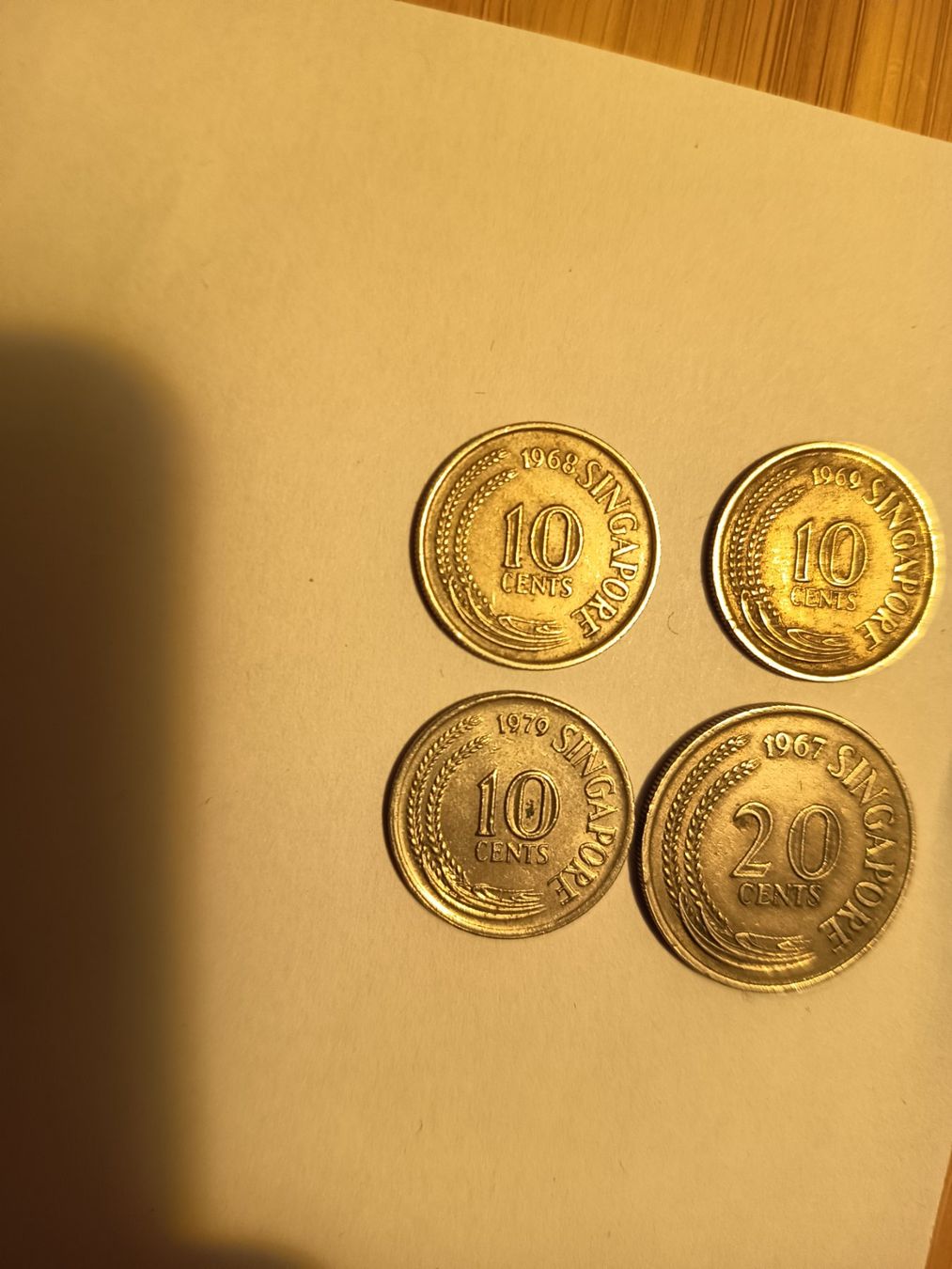 Tutti le monete: 10 + 20 cent singapur   gripnr 93 – Usato da Wattwil venduto da LuckyLegoandCoins 1