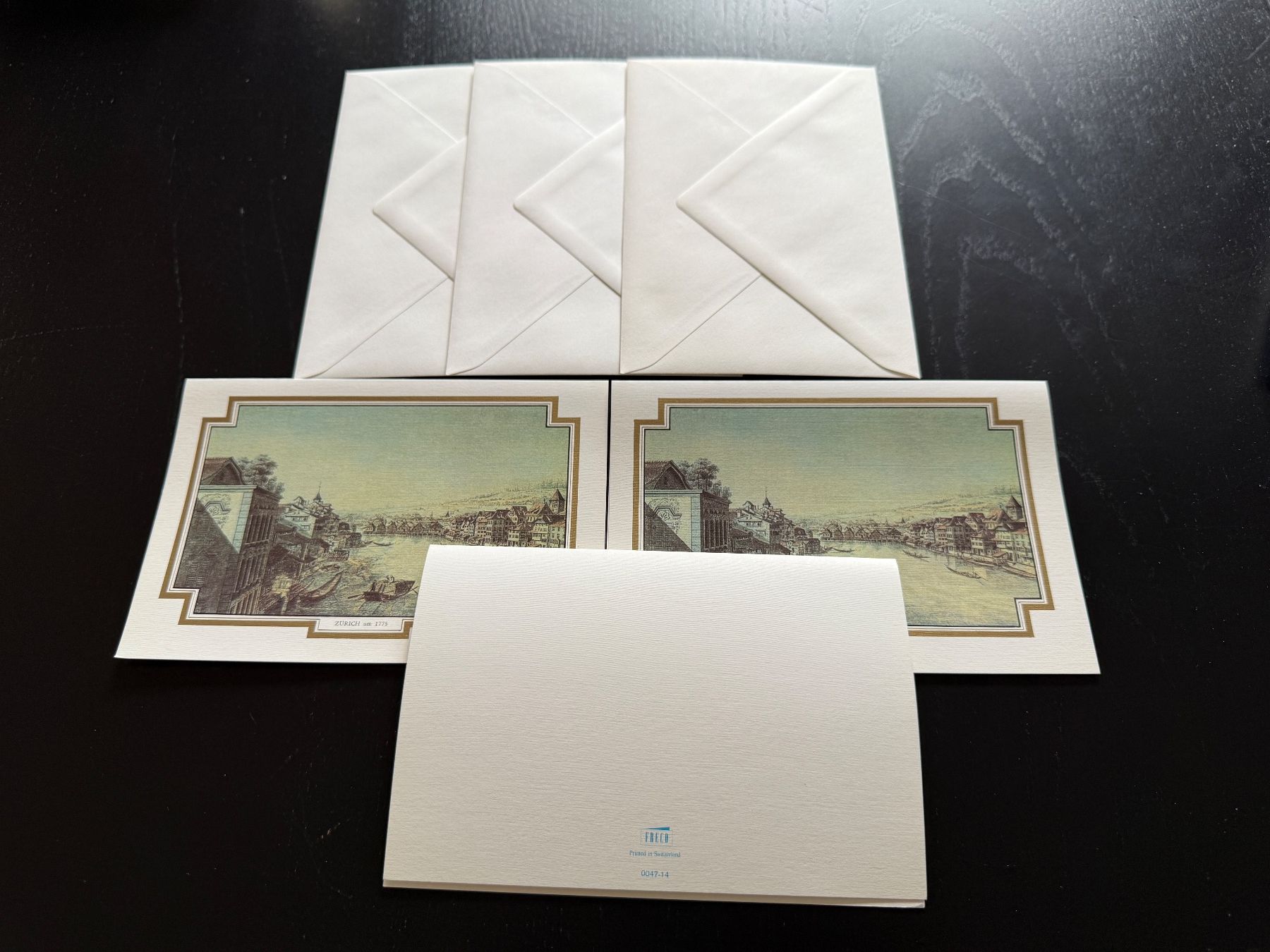 Cartoline: Antike Ansichtskarten Zürich 1775, 3 Stk. mit Couverts – Nuovo (secondo la descrizione) da Erstfeld venduto da Uhu1980 2
