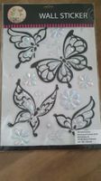 NEU Wandtattoos Wandsticker Schmetterling mit Glitzereffekt