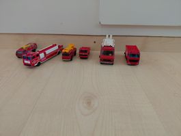 6 Feuerwehrautos