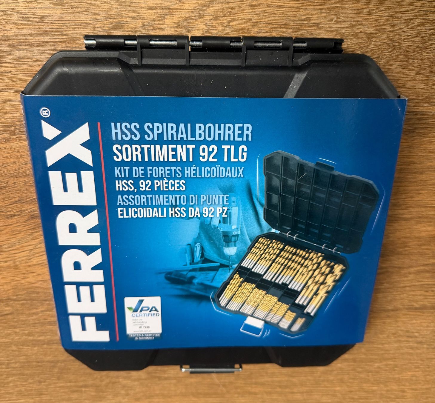 Tutti gli attrezzi: Spiralbohrer Sortiment, 92-teilig / Ferrex HSS – Nuovo (secondo la descrizione) da Nussbaumen AG venduto da olitech5415
