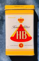 Vintage HB Zigaretten Blechdose, fairer Versand
