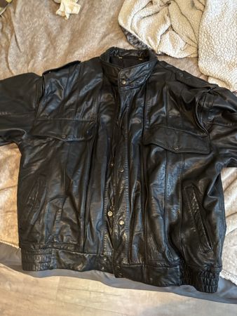 Vintage Lederjacke aus echtem Leder!