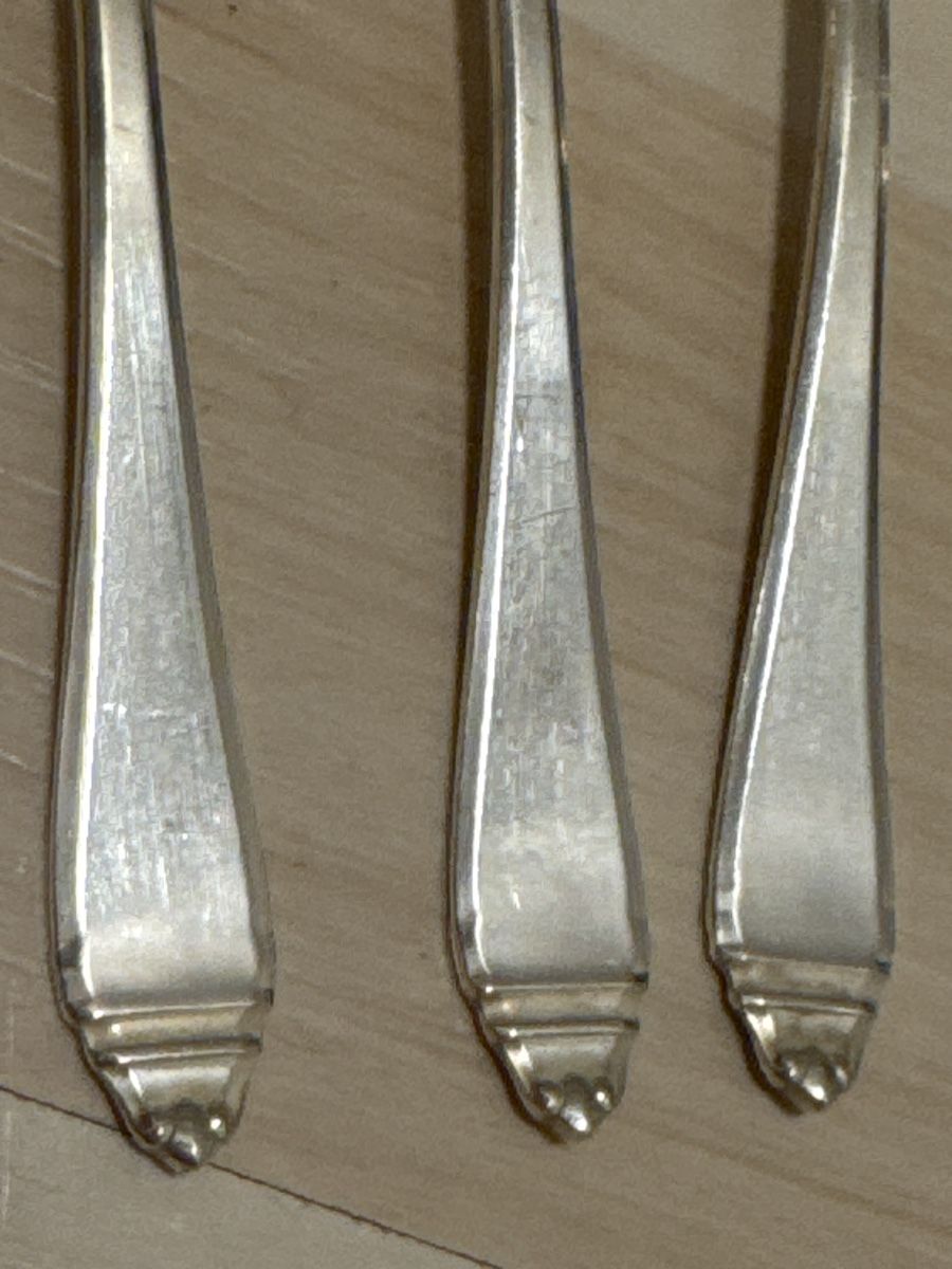 Cucchiai: 6er Set Vintage Kaffeelöffel, versilbert, BSF 90 – Usato da Grenchen venduto da Lucy68 4