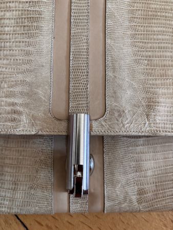 Handtasche aus echtem Leder, Vintage