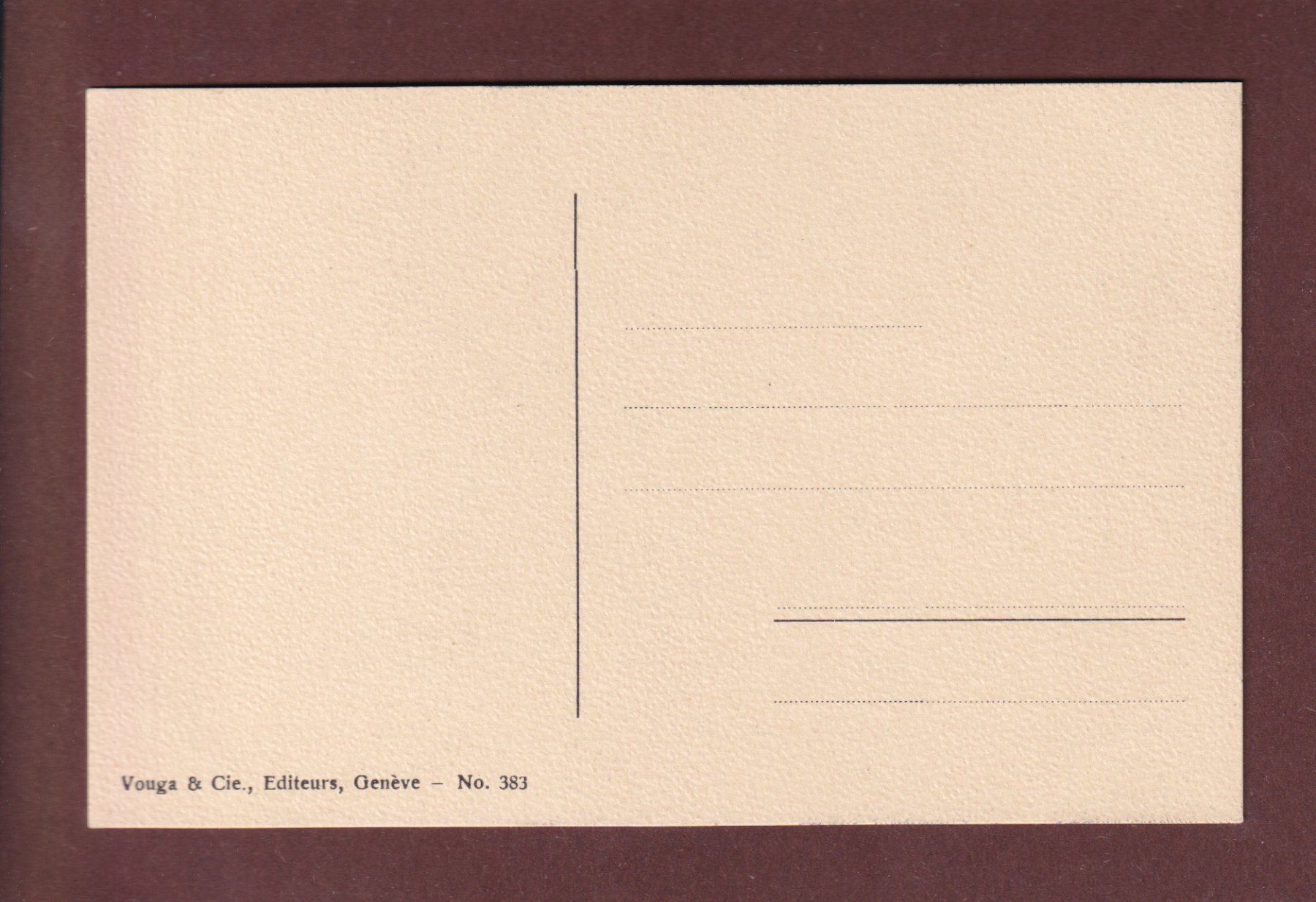 Cartoline postali: HOHLE GASSE - Vouga – Usato da Pully venduto da nicecards-shop 1