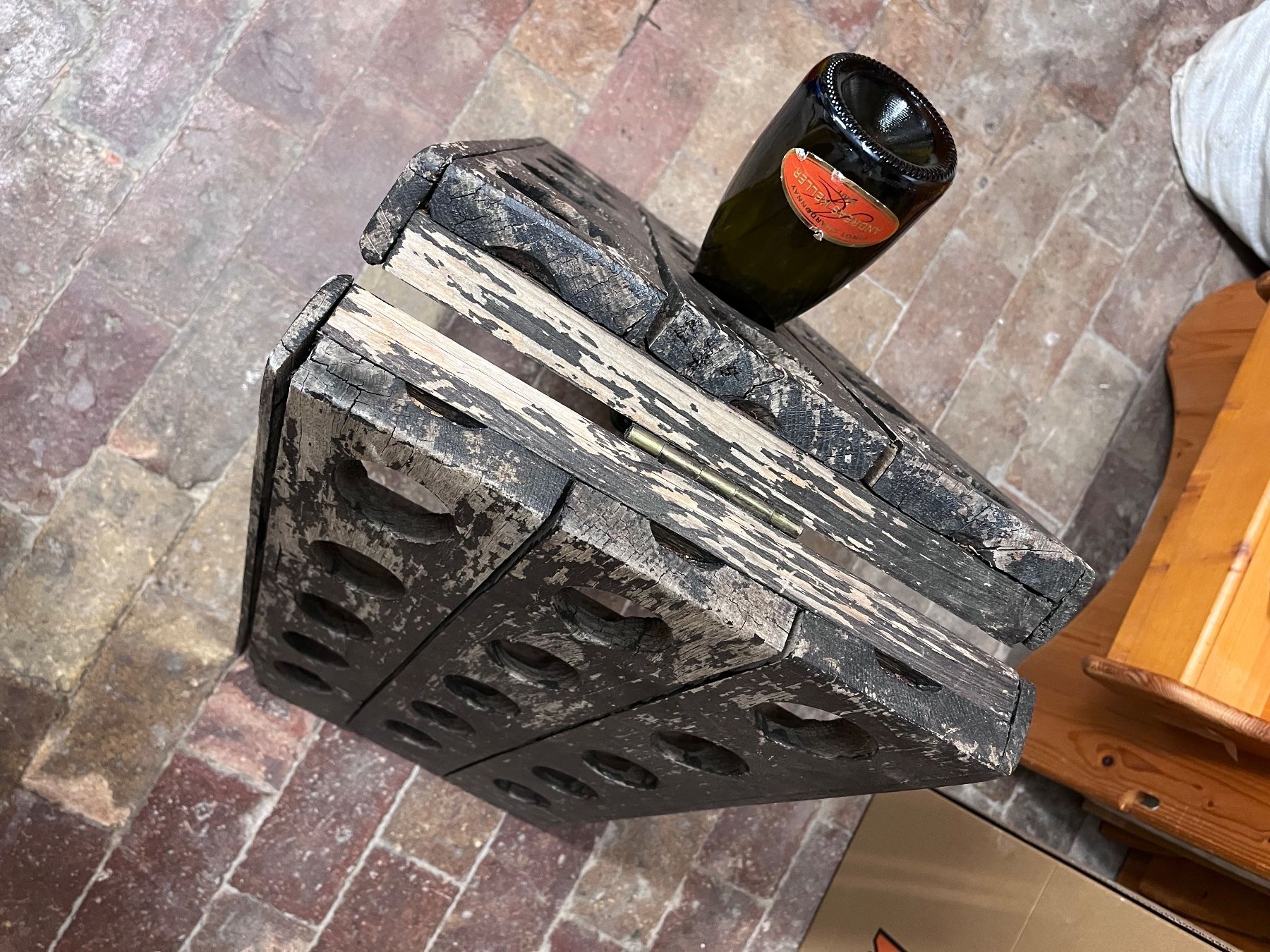 Scaffali: Rustikales Weinregal aus Holz – Usato da Basel venduto da Gi-Schmi 3