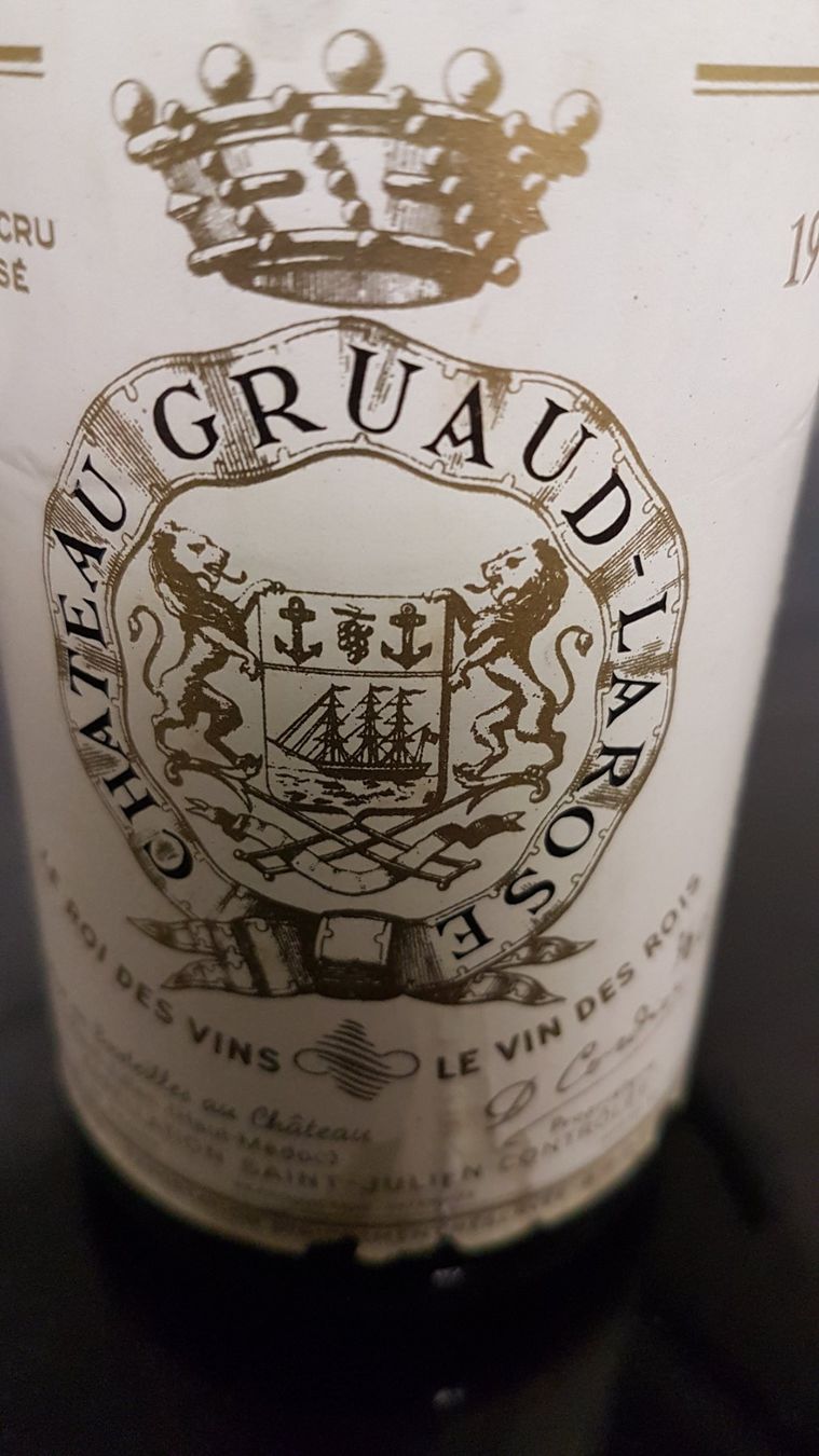 Vino: Chateau Gruaud - Larose 1975   36cl. – Nuovo (secondo la descrizione) da Grenchen venduto da poggione 3