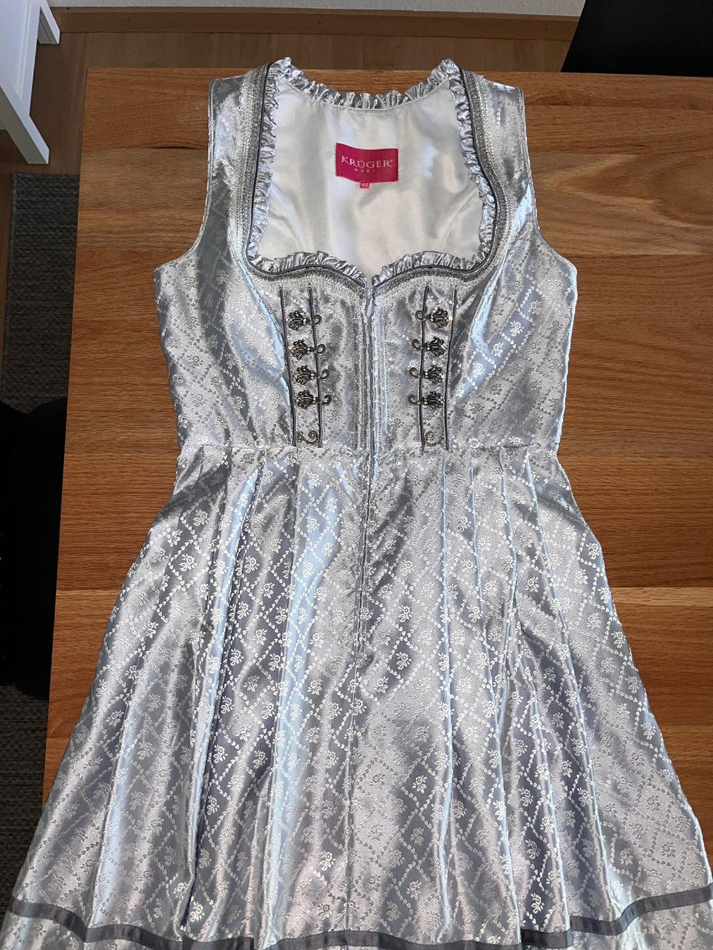 Krüger Kleider & Röcke: Krüger Dirndl blau/silber – Neu (gemäss Beschreibung) aus Binningen von Jarajomipa 2