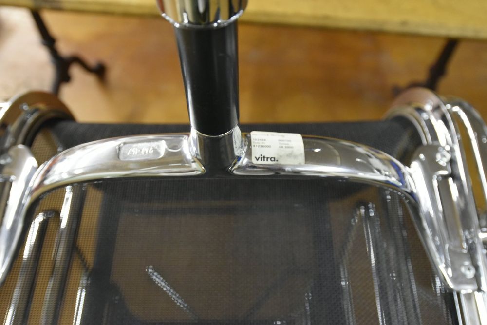 Designer Stuhl Vitra EA 107 Netz / Schwarz *nicht drehbar* 5