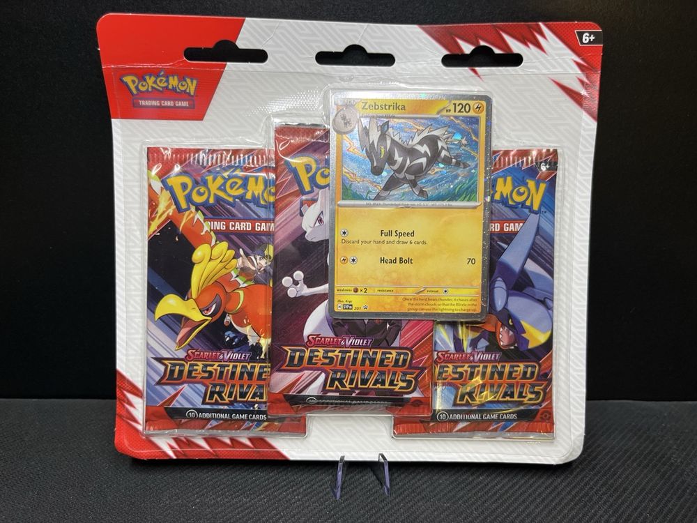Pokemon Destined Rivals Booster Pack Blister (Neu und originalverpackt ...