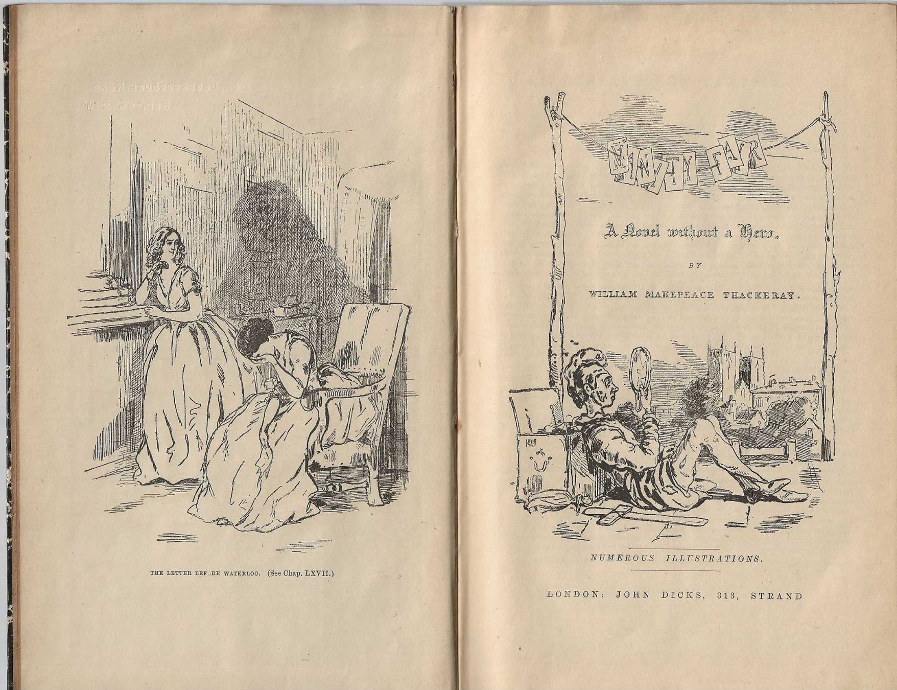 Bücher: Vanity Fair, M. Thackeray London, England 1848 – Gebraucht aus Basel von Bingis 1