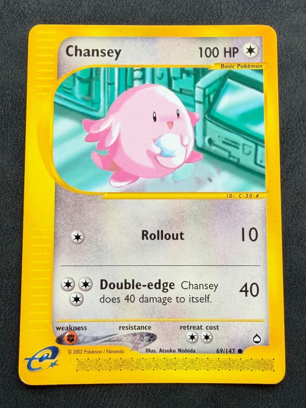 Pokémon Carte collezionabili: Chansey 69/147 | Aquapolis | EN – Usato da Aarau venduto da fgr15