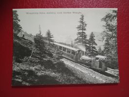 AK Repro Bahn WAB Wengernalp Aufstieg nach Wengen