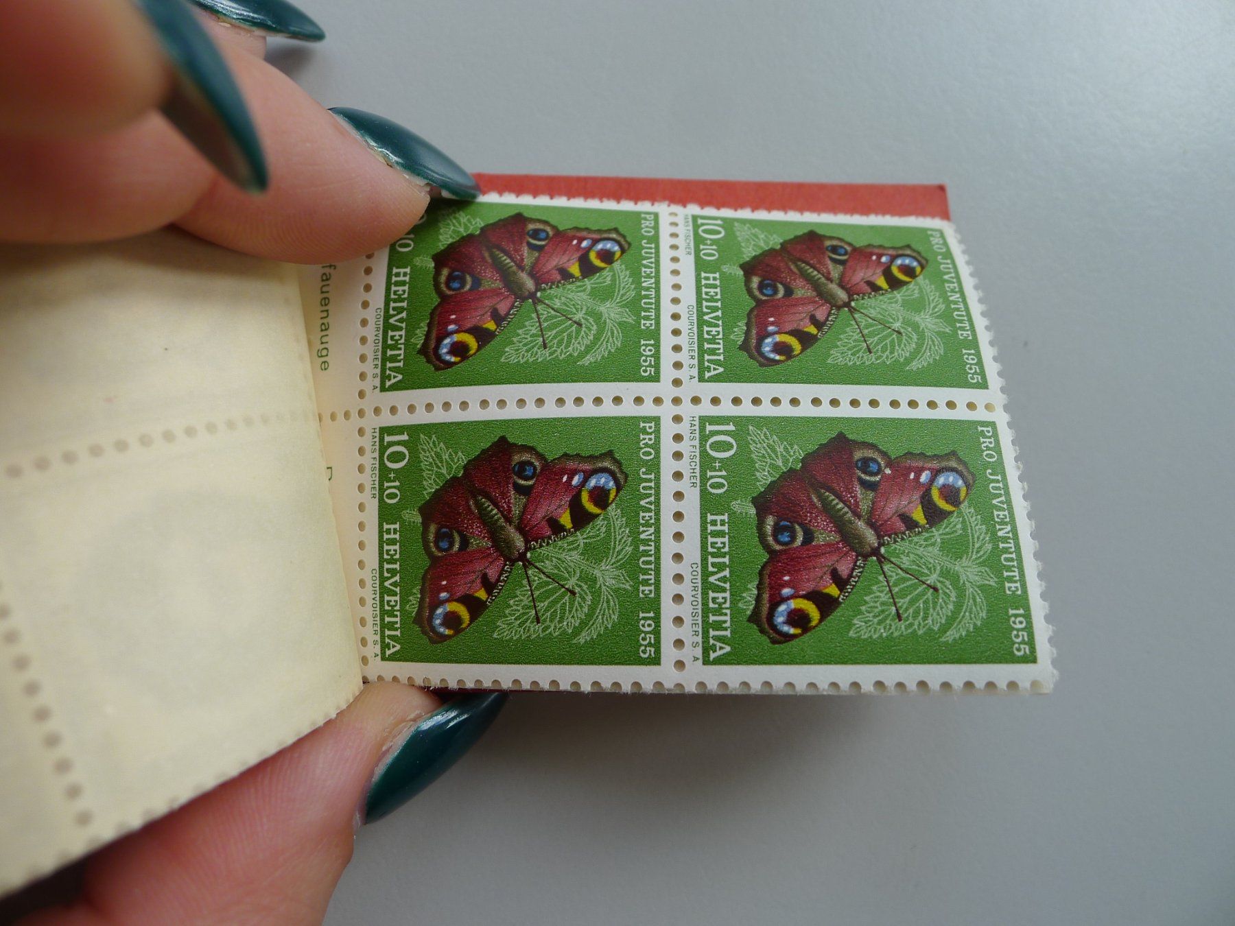 Alle Briefmarken: 1955, Markenheft PJ Nr.4 postfrisch + komplett. Kat: 110.- – Gebraucht aus Sursee von Luzernerraute 2