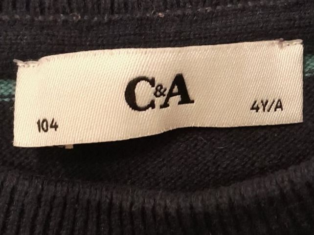 C&A Maglioni & Felpe: Pullover Gr. 104 – Usato da Worb venduto da Osterthal 1