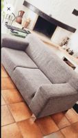 Sofa grau Stoff modern gute Zustand