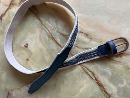 Gurt geflochten blau/grün - neuwertig