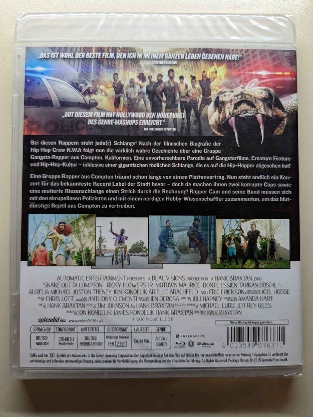 Tutti i DVDs: Snake Outta Compton [Blu-ray/neu & OVP] – Nuovo e nell'imballaggio originale da Port venduto da gecotom 1