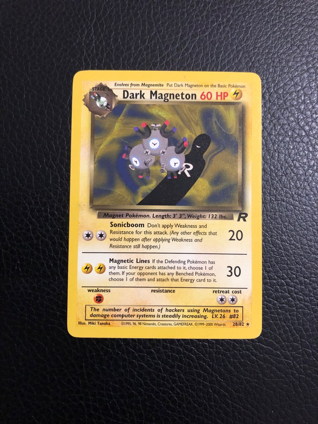 Pokémon Carte collezionabili: Team Rocket Dark Magneton rare 28/82 Ab 1 – Usato da Paradiso venduto da Pkmn10