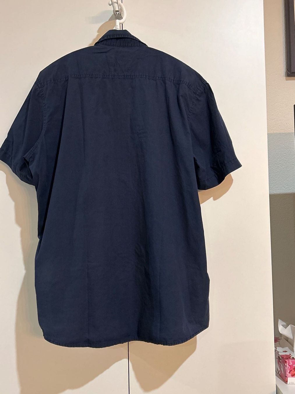 H&M Camicie: Kurzarm Hemd Herren dunkelblau L.O.G.G. Gr.  L – Usato da Brunnen venduto da Nala2929 4
