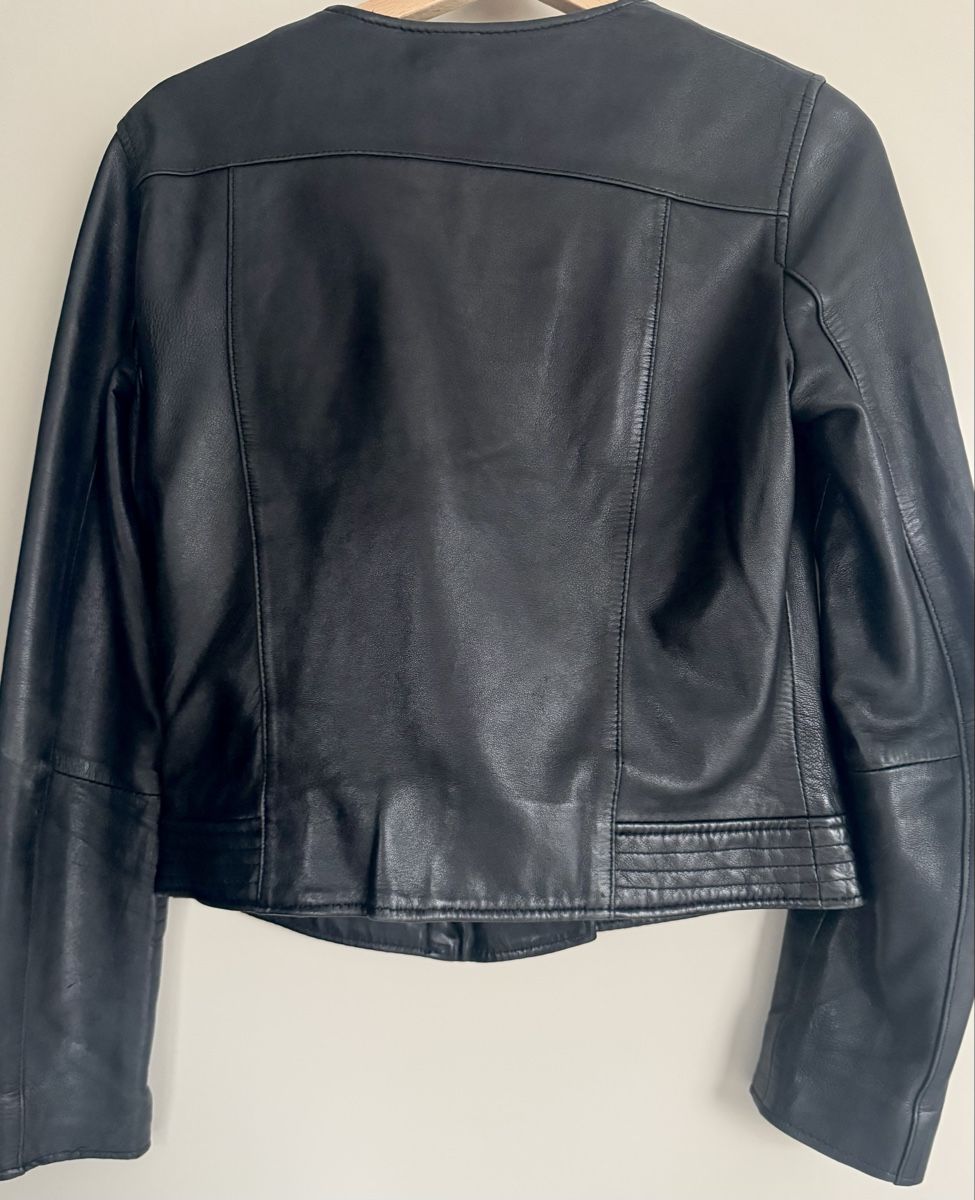 Mango Giacche: MANGO genuine leather jacket (100% lederjacke) - S/36 – Usato da Zürich venduto da collins9_kate1 3