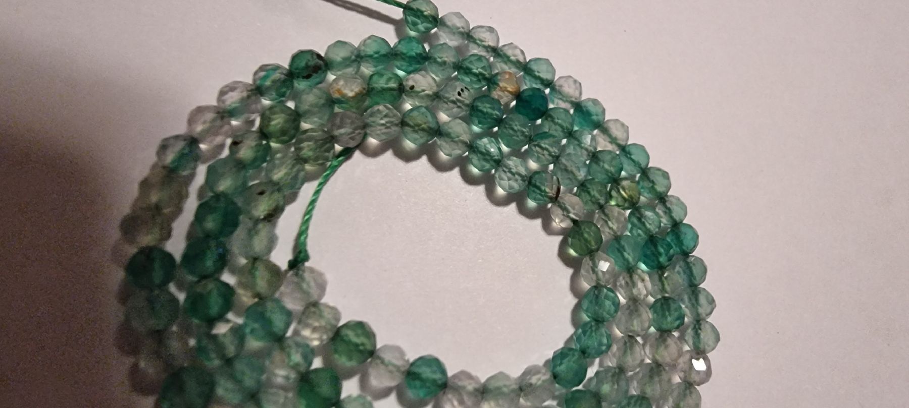 Mineralien & Heilsteine: Achat grün 3mm Strang – Neu und originalverpackt aus Menziken von Mirager 2