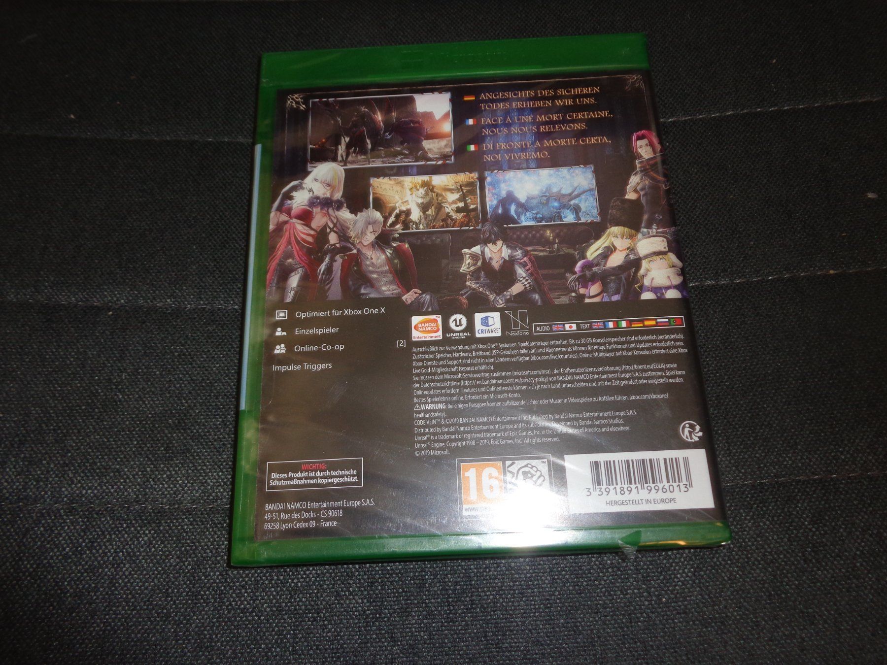 Giochi: Code Vein XBOX ONE NEUWARE – Nuovo e nell'imballaggio originale da Olten venduto da Disc-Ausverkauf 1
