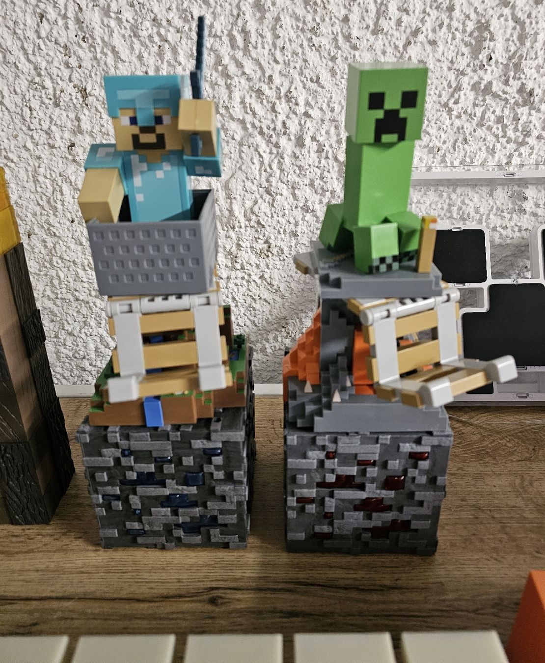 Statuette: Minecraft Figuren & Lampen Set – Nuovo (secondo la descrizione) da St. Gallen venduto da plh_n2wm 2