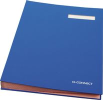 Q-CONNECT® Unterschriftenmappe blau