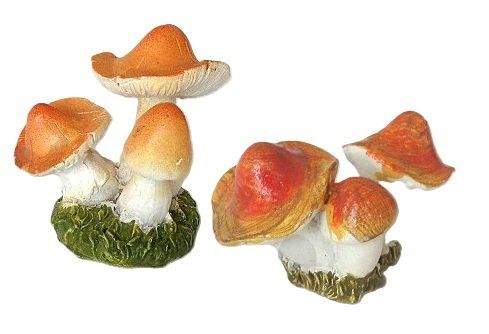 Tutte le decorazioni: Pilzgruppe mini orange 6Stk. – Nuovo (secondo la descrizione) da Schlatt TG venduto da kreativ-atelier