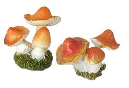 Pilzgruppe mini orange 6Stk.