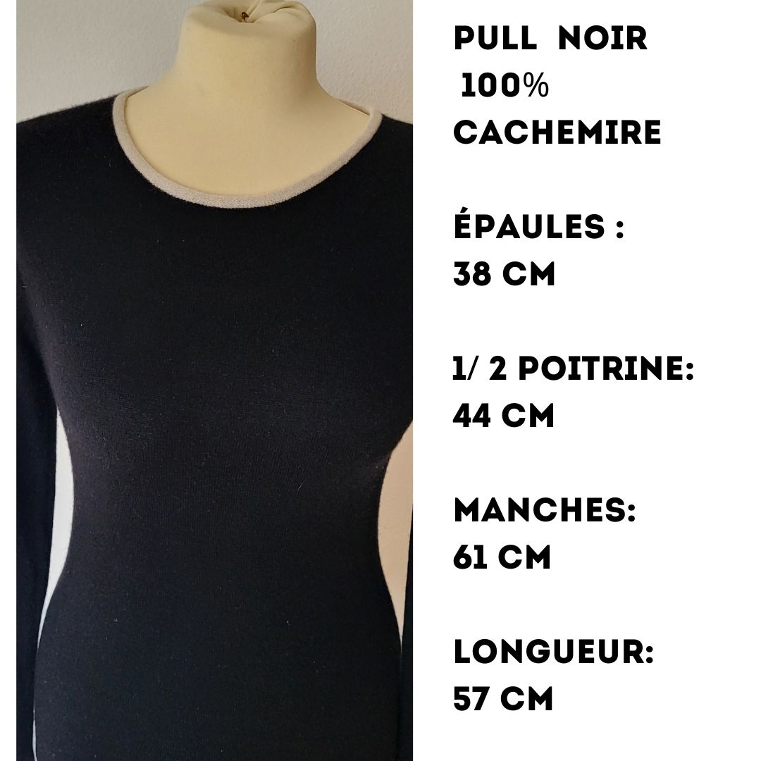 Pulls & Sweat-shirts: Pull noir cachmire – Neuf (Voir description) à Fribourg par VictoriaShop7 5