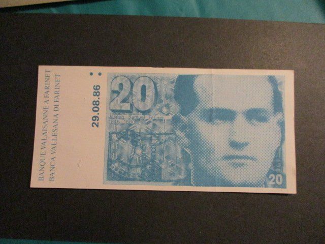 Banconote: Faux   Billet 20.- Fr   Farinet  Neuf  Top qualité – Nuovo (secondo la descrizione) da Lovens venduto da Jelmi