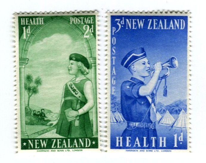 Tutti i francobolli: Briefmarken "Pfadfinder". Neuseeland – Nuovo e nell'imballaggio originale da Basel venduto da Butsch5