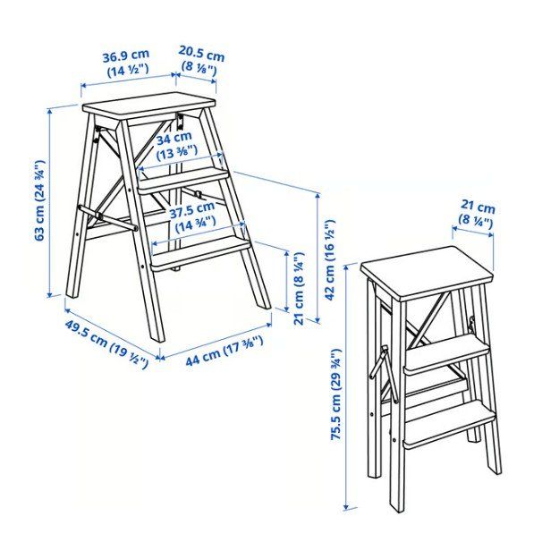Ikea Tabourets: Tritthocker Buche IKEA – D'occasion à Frauenfeld par Fuda13 3