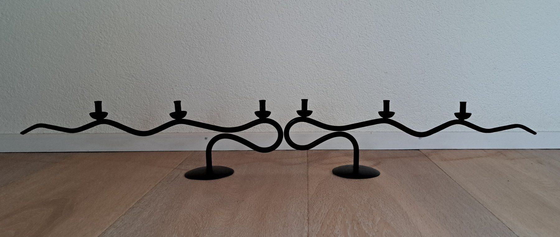 Interio Kerzenständer: 2 Elegante Kerzenständer – Neu (gemäss Beschreibung) aus Reutigen von IrisFashion