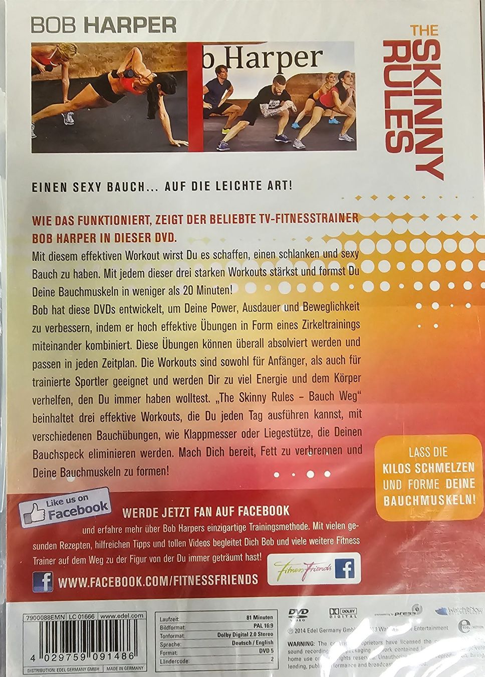 Tutti i DVDs: Bob Harper - The Skinny Rules – Nuovo e nell'imballaggio originale da Wahlen b. Laufen venduto da Cg10 1