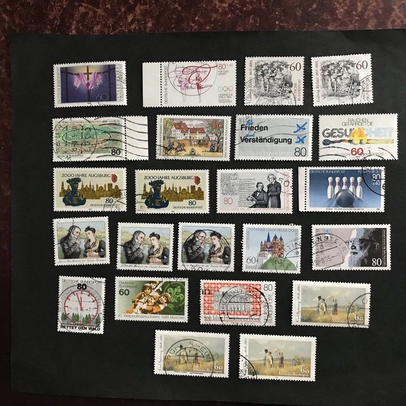 Tutti i francobolli: BRD 1981 - 1995 kl. Sammlung gest. – Usato da Uitikon Waldegg venduto da Gooddeal05 2