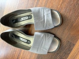 Damenschuh, Gr. 3 1/2, Peter Kaiser grau, Absatzhöhe 2 cm