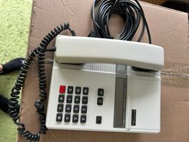 Altes PTT Tritel Lugano Telefon mit Sperrschlüssel analog