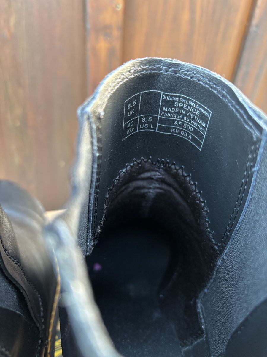 Dr. Martens Herrenschuhe: Dr. Martens Spence, Gr. 40, Schwarze Boots Herbst top – Gebraucht aus Oberwil BL von daniellea_k 5